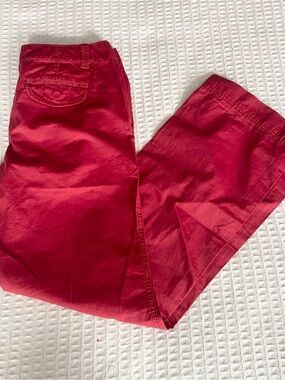 GAP Red Straight Pants size 4